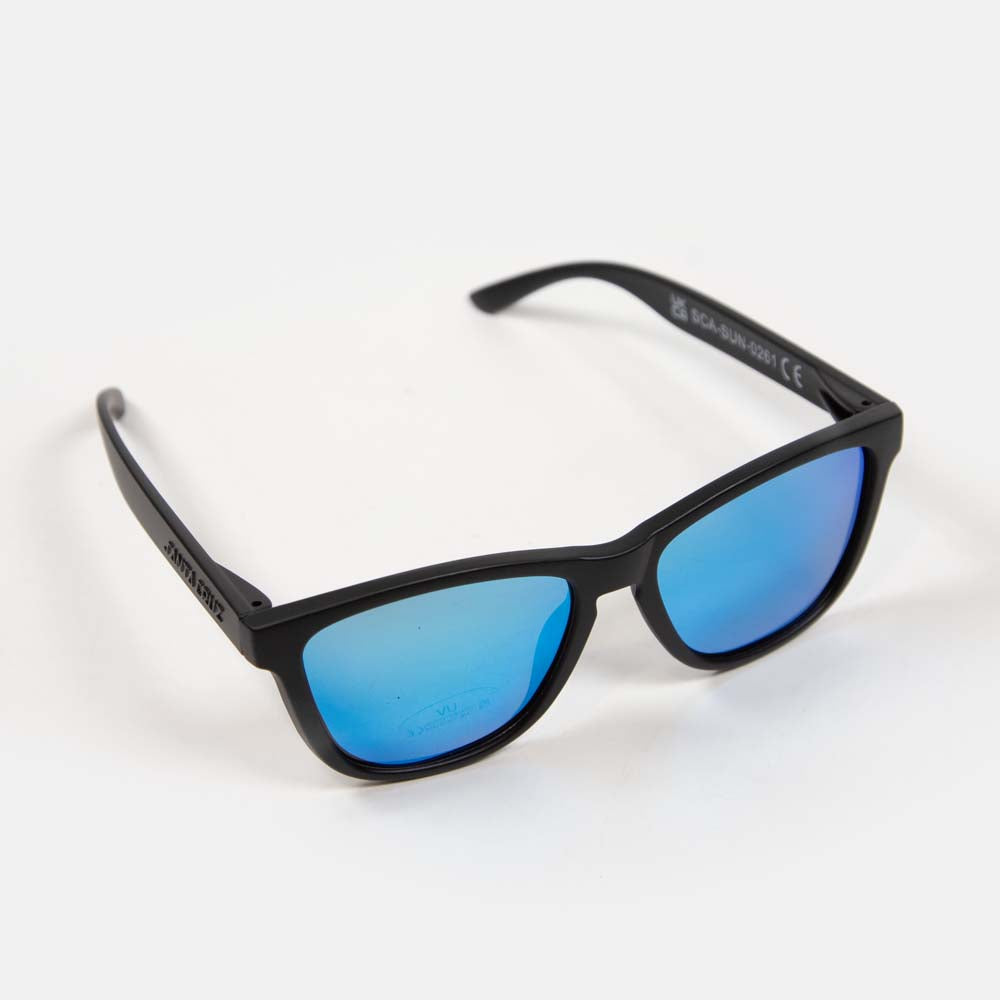 Santa Cruz - Boss Strip Sunglasses - Black / Blue