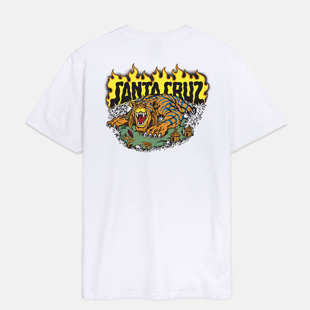 Santa Cruz - Salba Tiger Redux T-Shirt - White