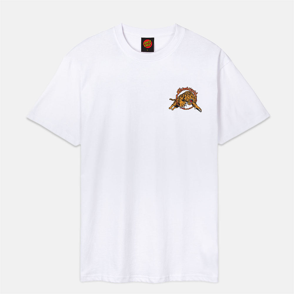 Santa Cruz - Salba Tiger Redux T-Shirt - White