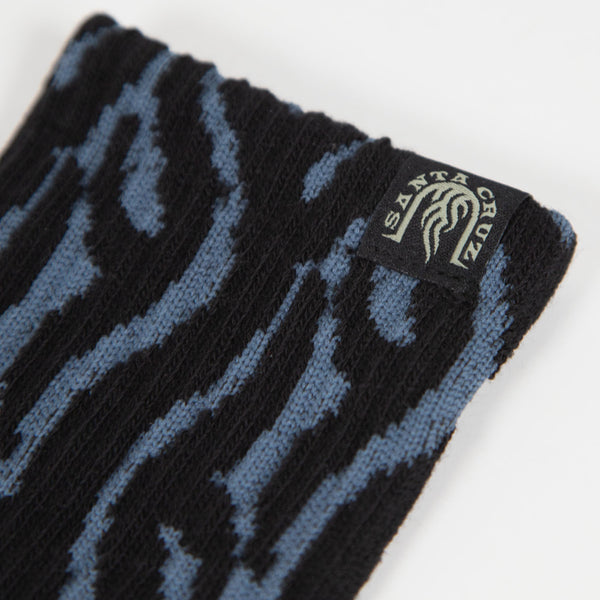 Santa Cruz - (2 Pack) Tribal Socks - Black & Grey / White & Taupe
