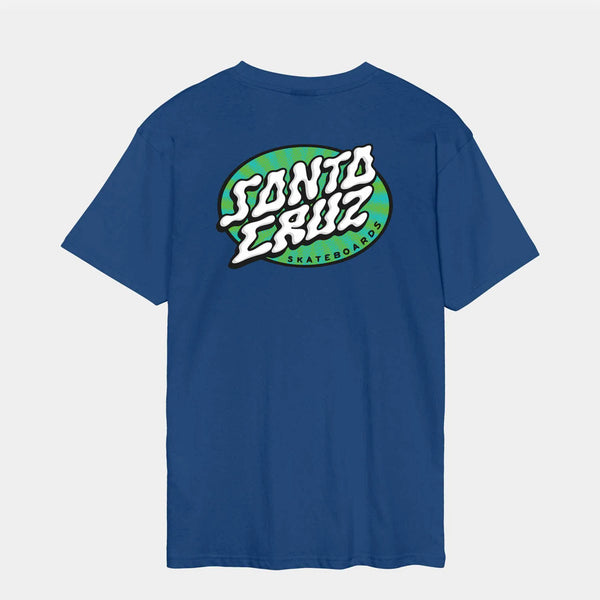 Santa Cruz - Vertigo Dot T-Shirt - Rich Navy