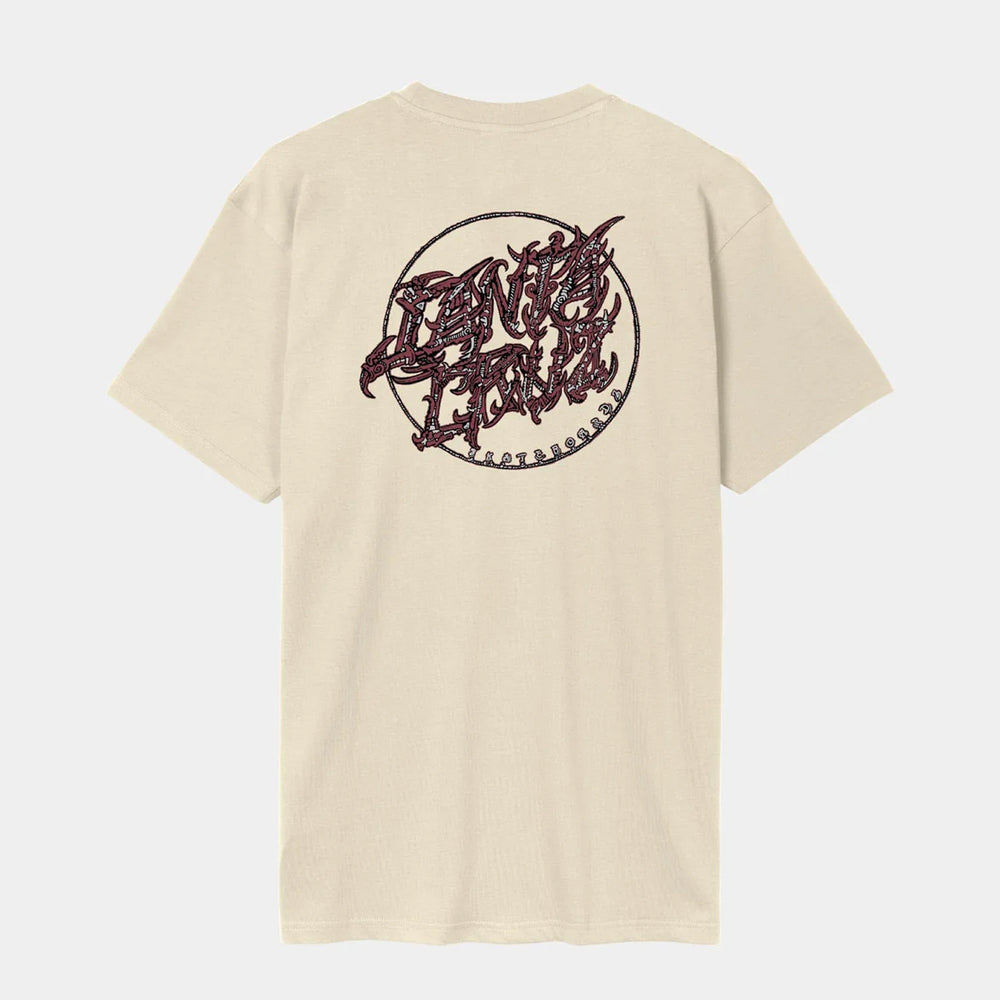 Santa Cruz - Scourge Dot T-Shirt - Wax Paper