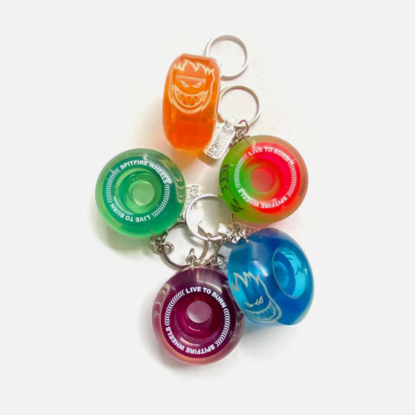 Spitfire - Sapphire Wheel Keyring - Assorted Colours