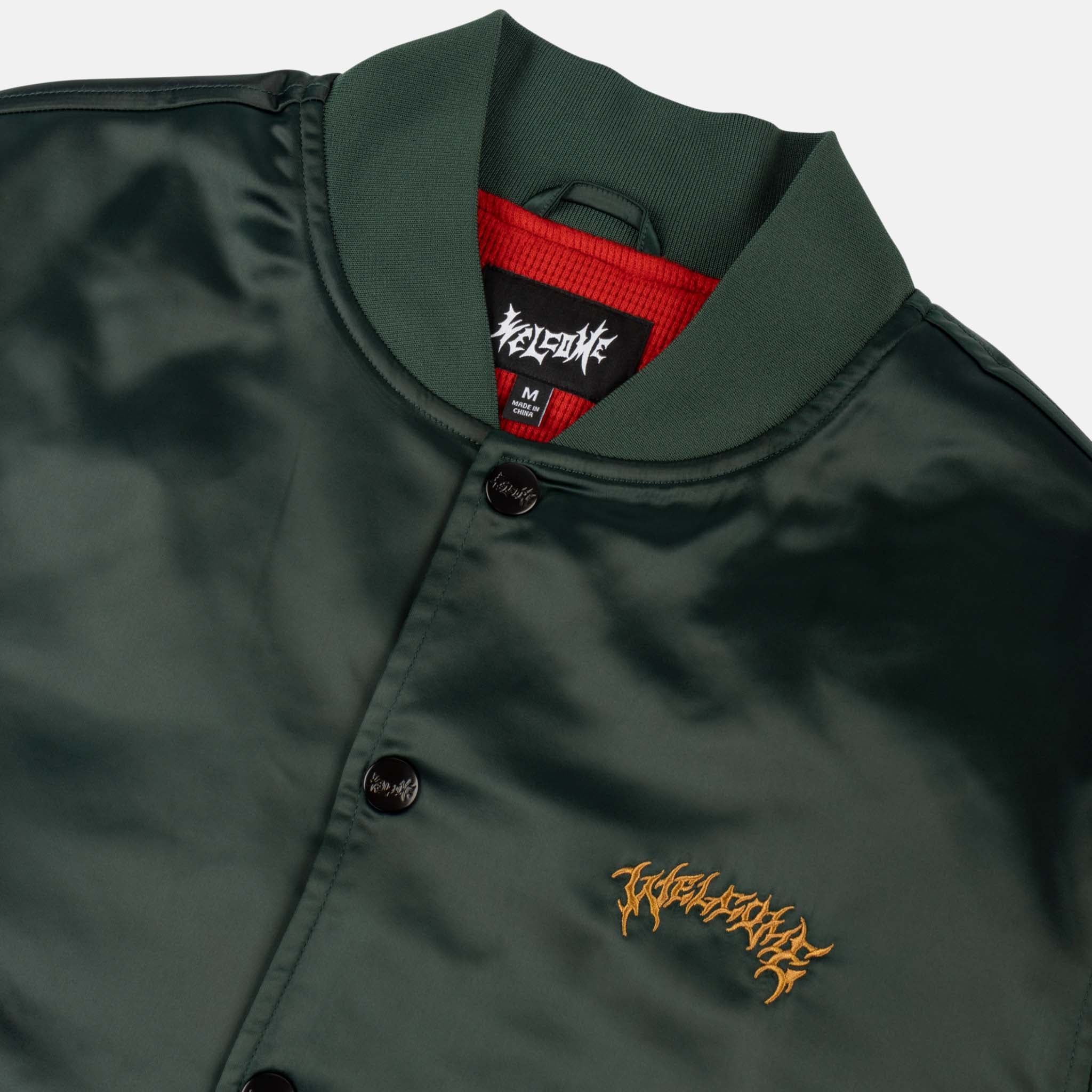 Stussy satin bomber on sale jacket