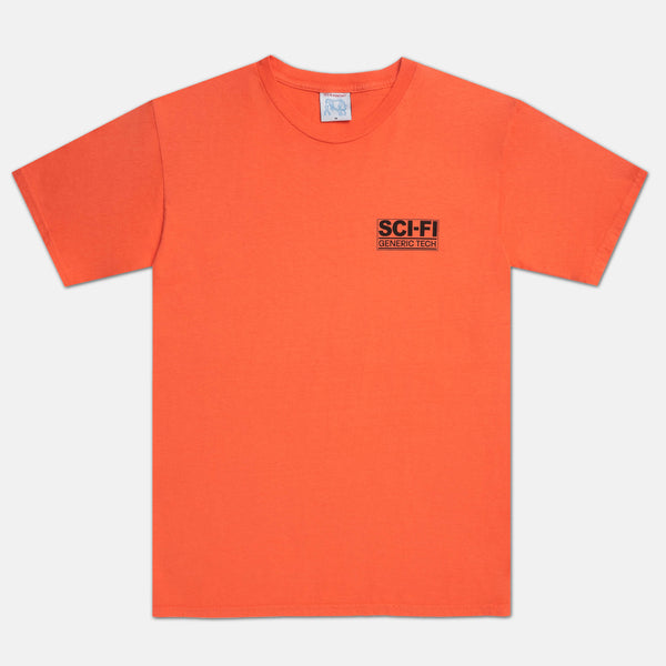 Sci-Fi Fantasy - Generic Tech T-Shirt - Bright Salmon