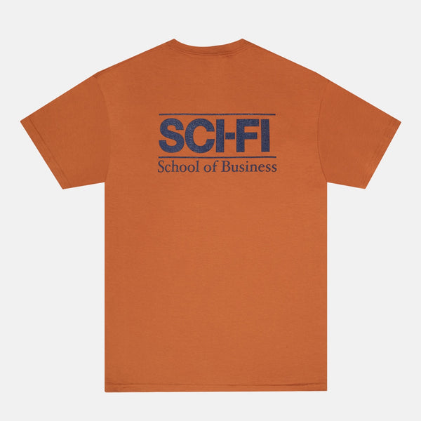 Sci-Fi Fantasy - School of Business T-Shirt - Pigment Rust