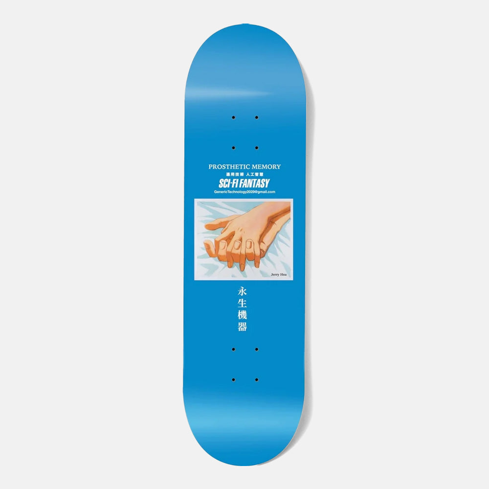 Sci-Fi Fantasy - 8.25" Jerry Hsu Prosthetic Memory Skateboard Deck