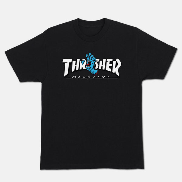 Santa Cruz - Thrasher Screaming Logo T-Shirt - Black