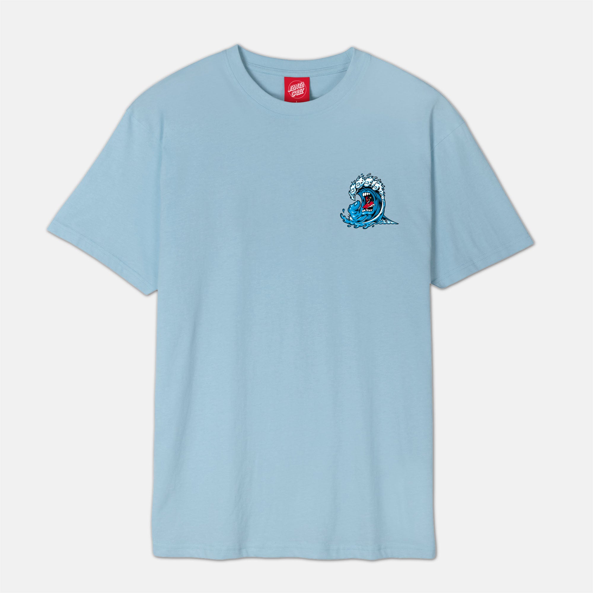 Santa Cruz - Screaming Wave T-Shirt - Sky Blue