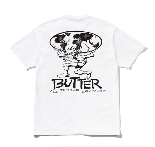Butter Goods - Terrain T-Shirt - White / Black