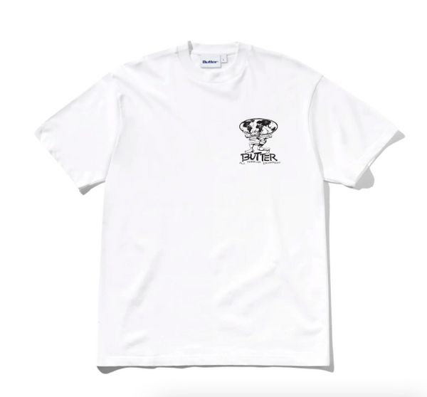 Butter Goods - Terrain T-Shirt - White / Black