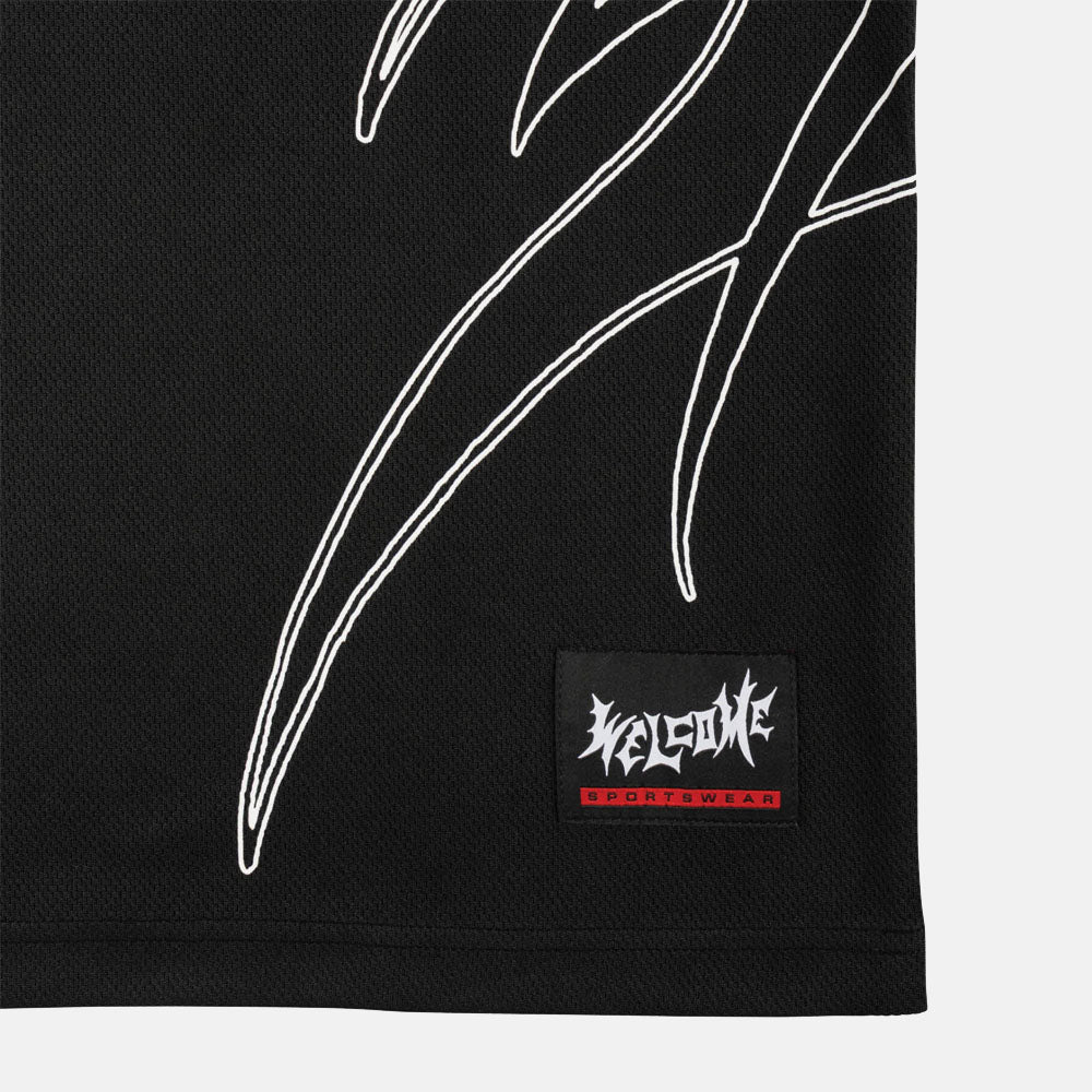 Welcome Skateboards - Scrub Mesh Longsleeve Racing Jersey - Black