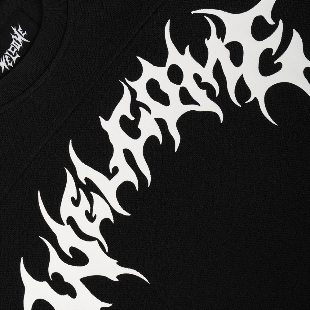 Welcome Skateboards - Scrub Mesh Longsleeve Racing Jersey - Black