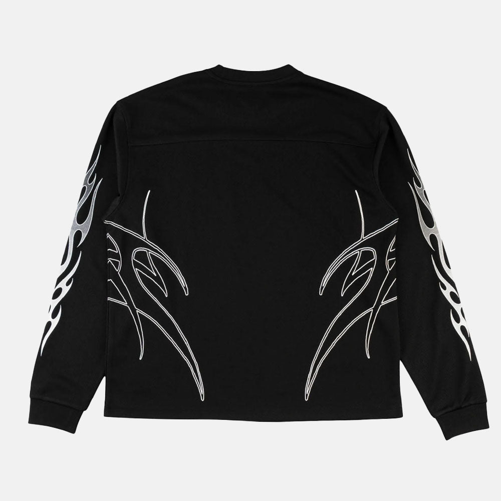 Welcome Skateboards - Scrub Mesh Longsleeve Racing Jersey - Black