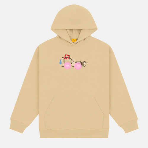 Dime MTL - Classic Senpai Pullover Hooded Sweatshirt - Sand