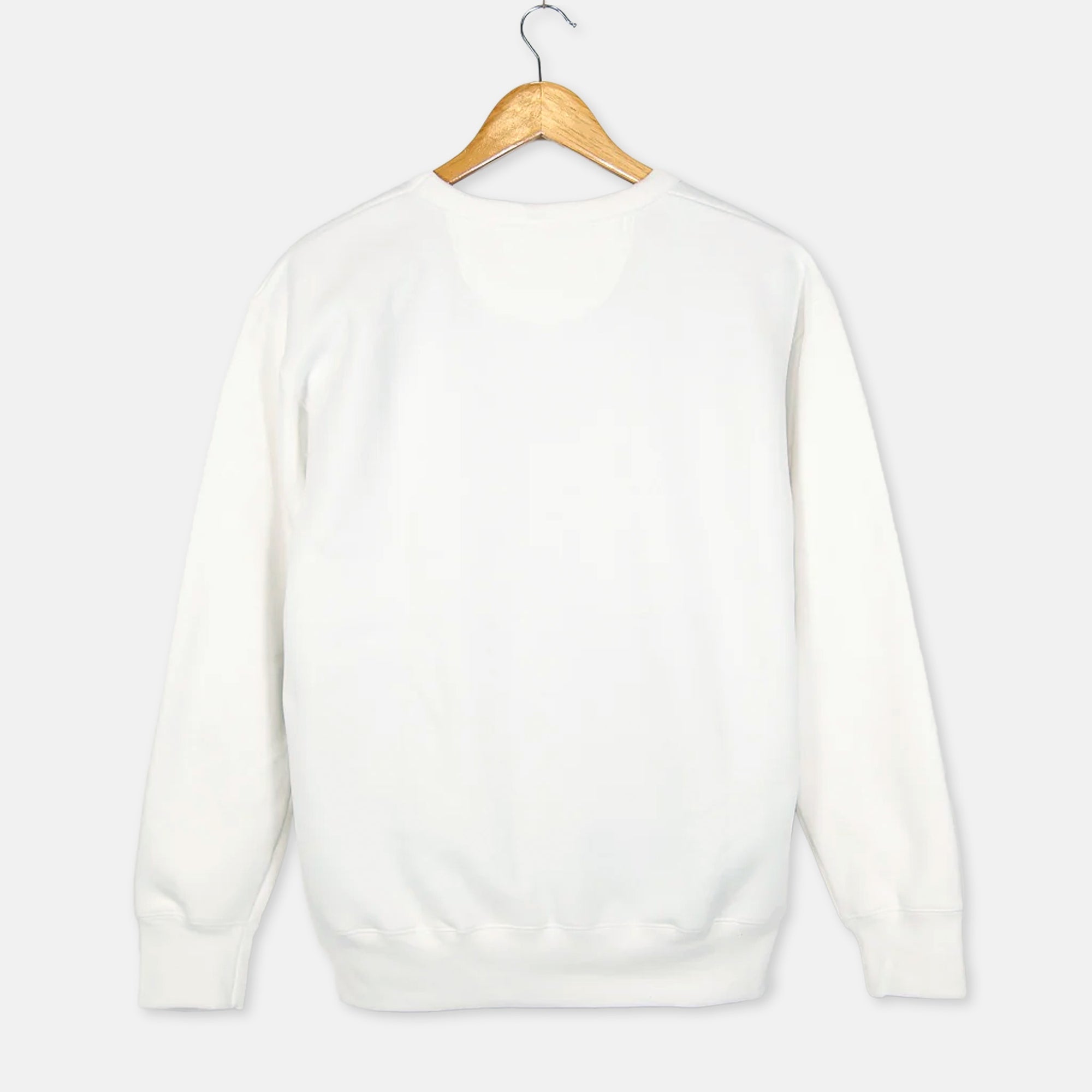 Serious Adult - Baker Boy Pullover Sweatshirt - White