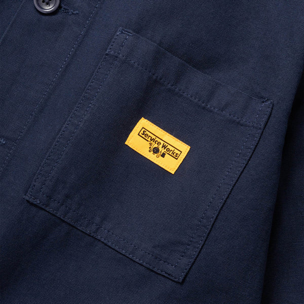 Service Works - Classic Canvas Chore Shirt - Dark Navy