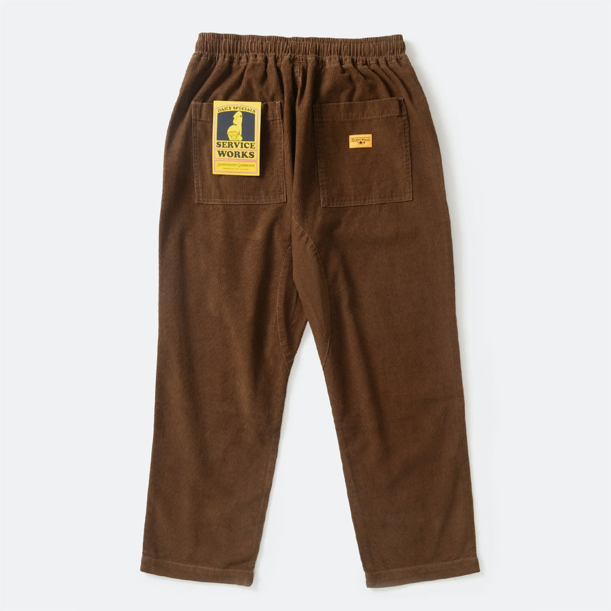Service Works - Fine Corduroy Chef Pants - Bark