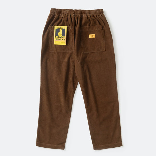 Service Works - Fine Corduroy Chef Pants - Bark