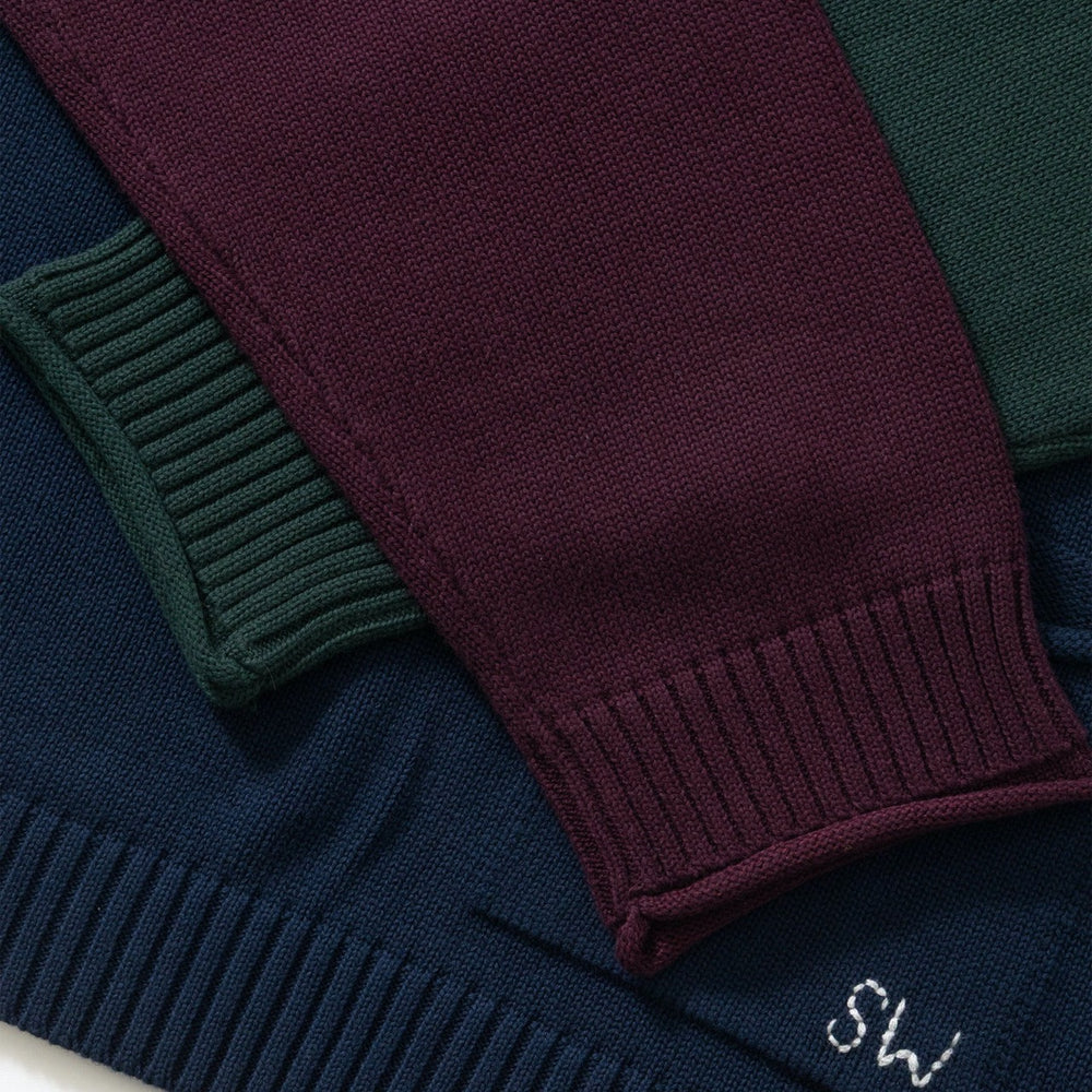 Service Works - Mock Smock Sweater - Tricolour