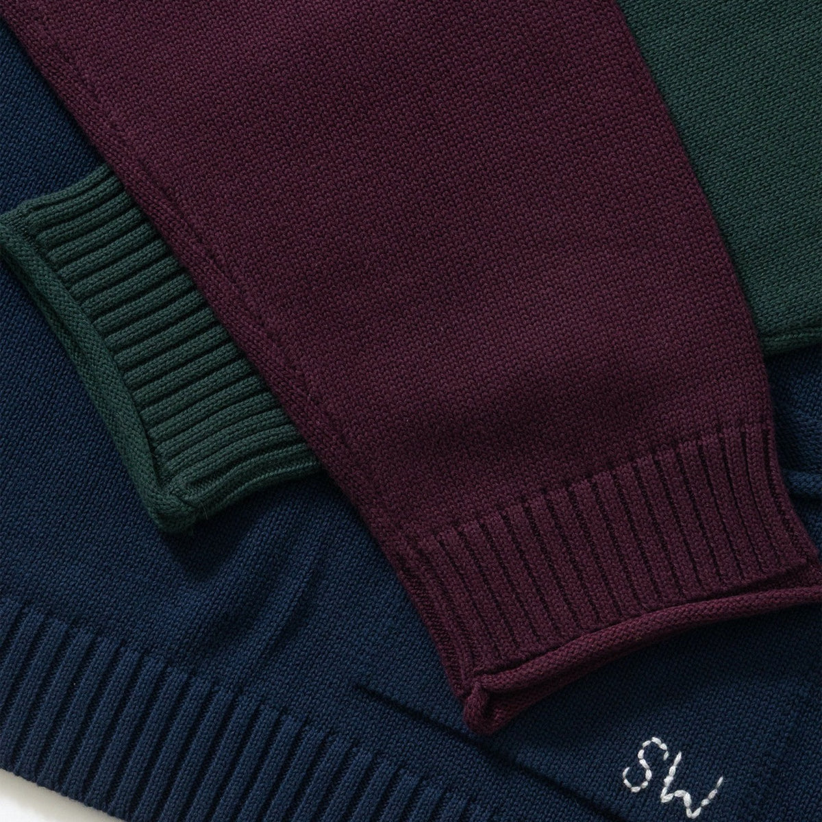 Service Works - Mock Smock Sweater - Tricolour