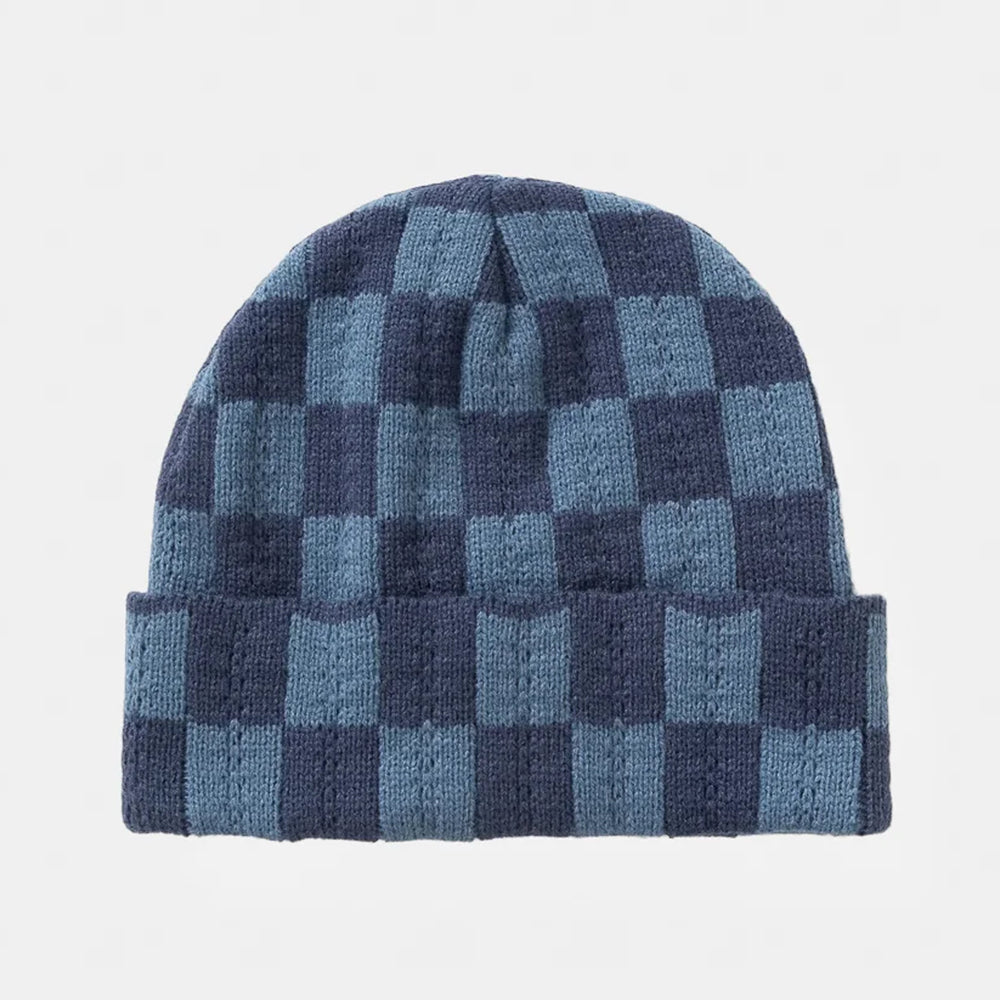 Service Works - Chunky Check Beanie - Navy