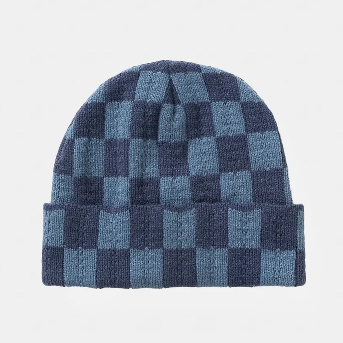 Service Works - Chunky Check Beanie - Navy