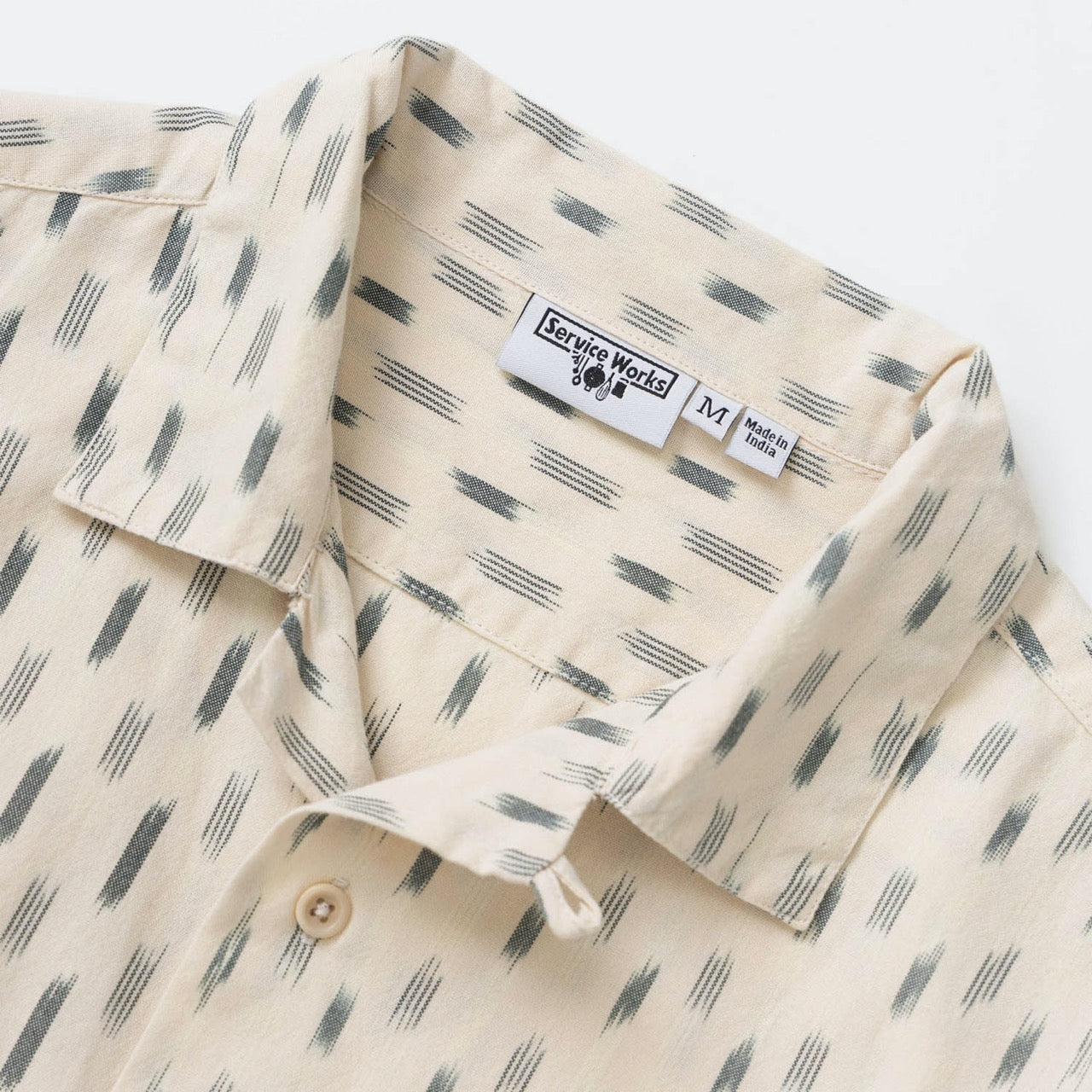 Service Works - Ikat Short Sleeve Shirt - White