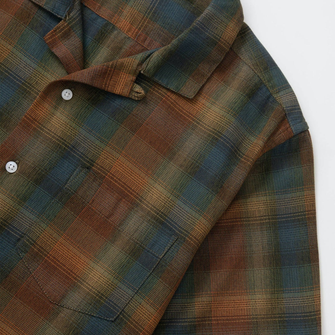 Service Works - Plaid Resort Short Sleeve Shirt - Brown