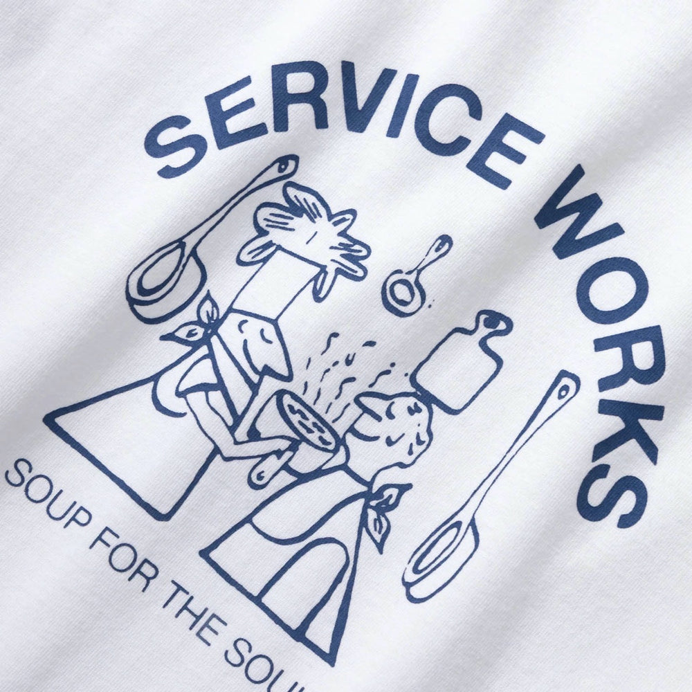 Service Works - Soup For The Soul T-Shirt - White