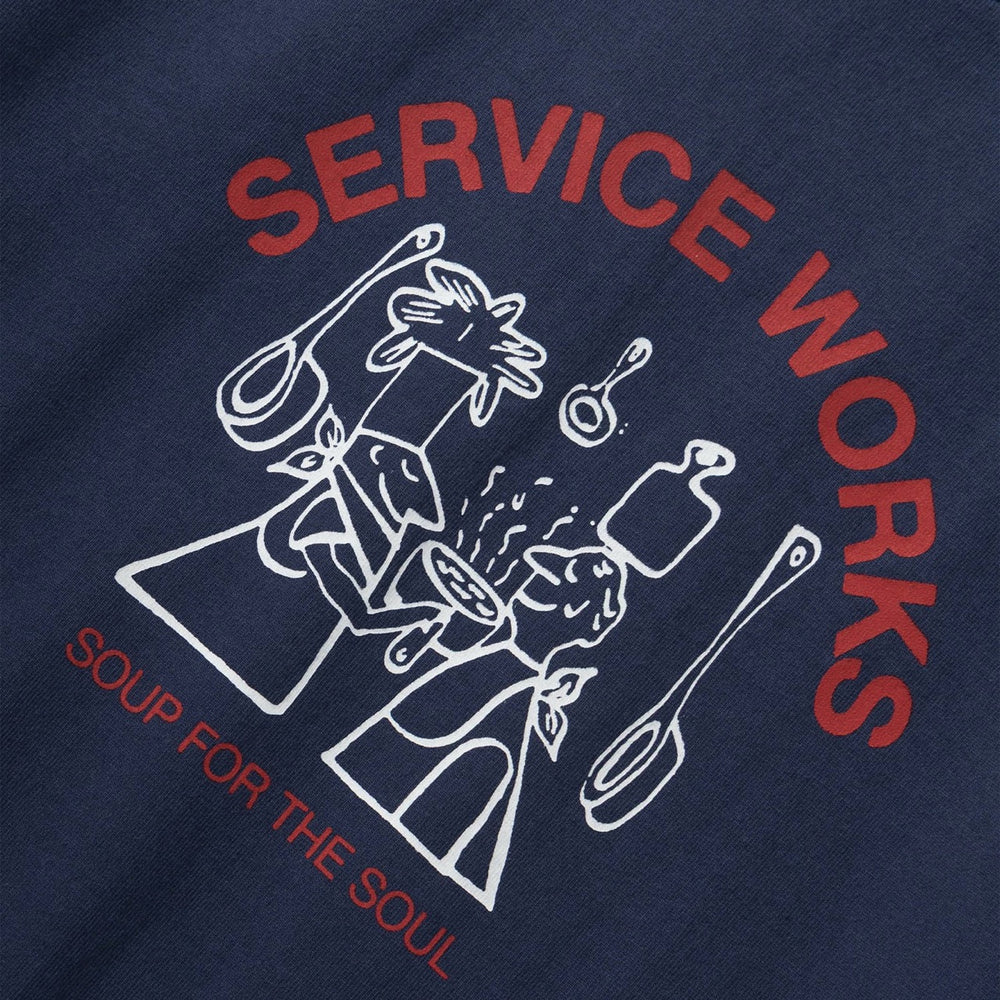 Service Works - Soup For The Soul T-Shirt - Navy