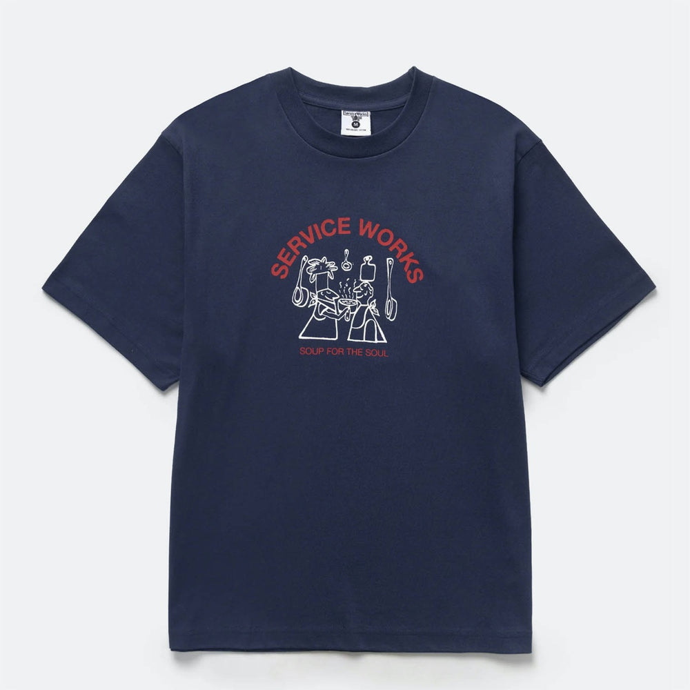 Service Works - Soup For The Soul T-Shirt - Navy