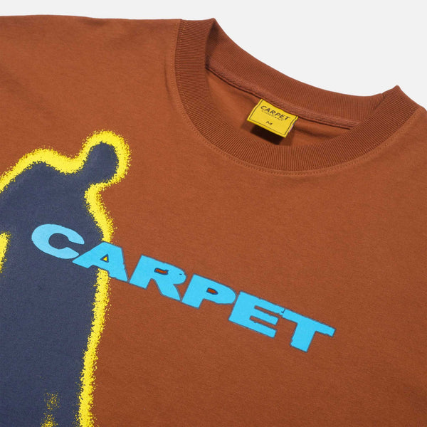 Carpet Company - Shadow Man T-Shirt - Brown
