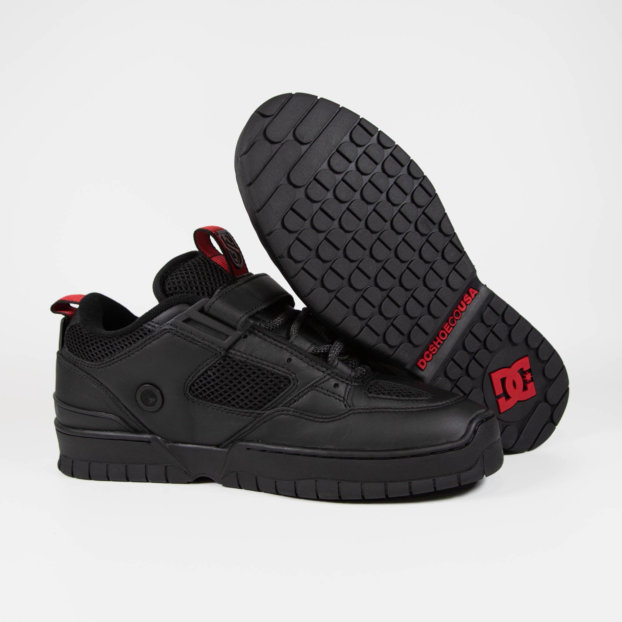 Dc shoes cheap black red