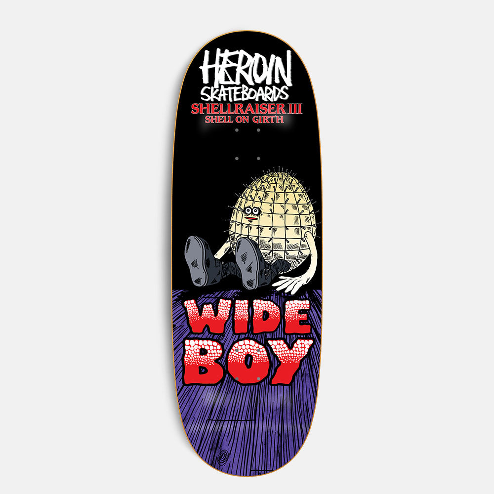 Heroin Skateboards - 10.75" Shellraiser III Wide Boy Skateboard Deck