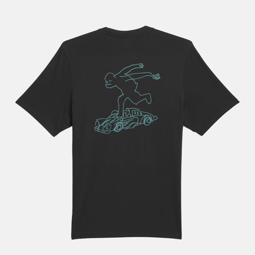 Adidas Skateboarding - Shmoofoil Gonz Speedy T-Shirt - Black / Preloved Teal
