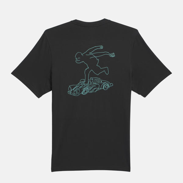 Adidas Skateboarding - Shmoofoil Gonz Speedy T-Shirt - Black / Preloved Teal