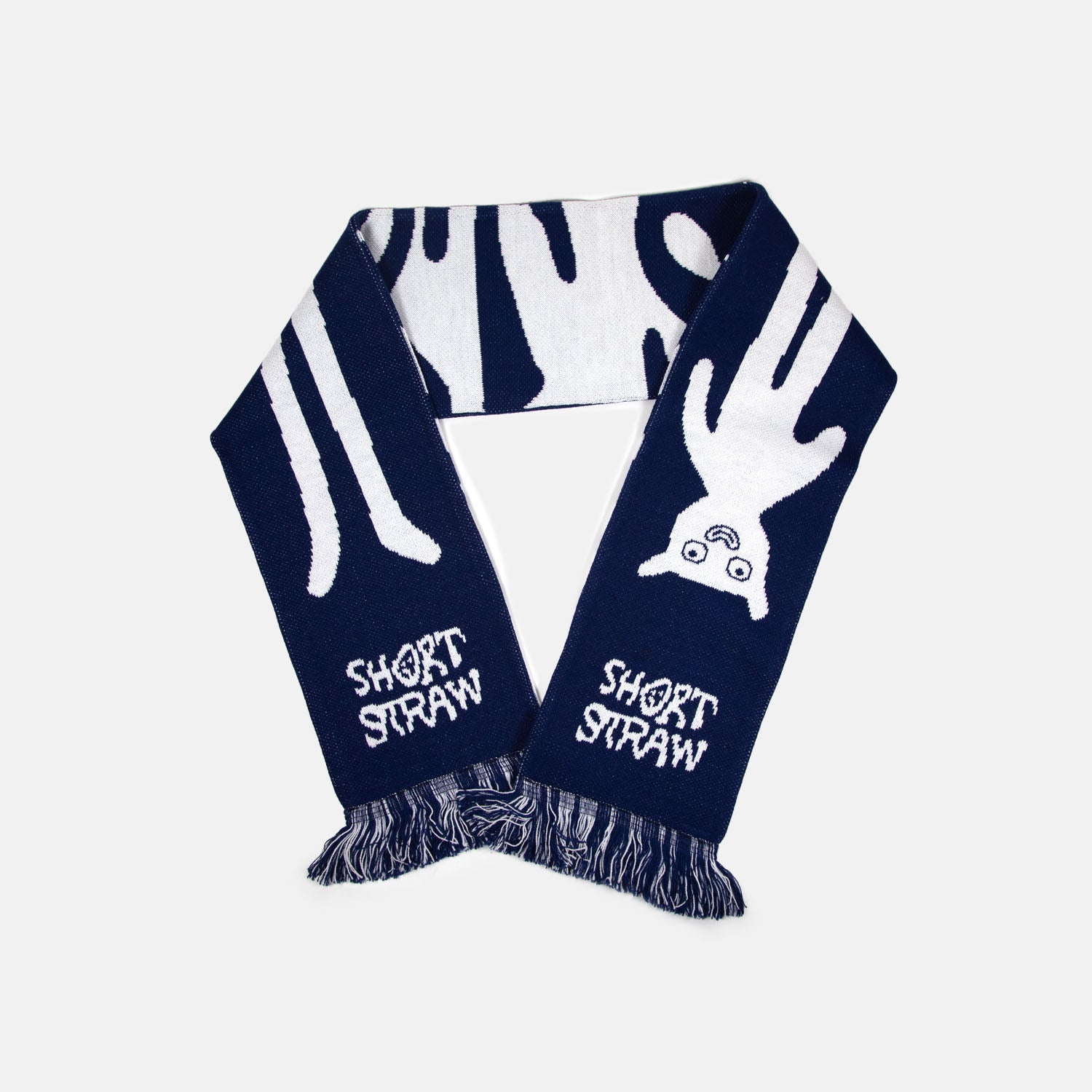 Short Straw - Legsley Scarf - Midnight / White