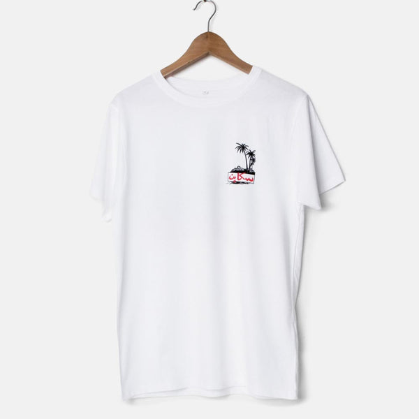 SkatePal - Palms T-Shirt - White