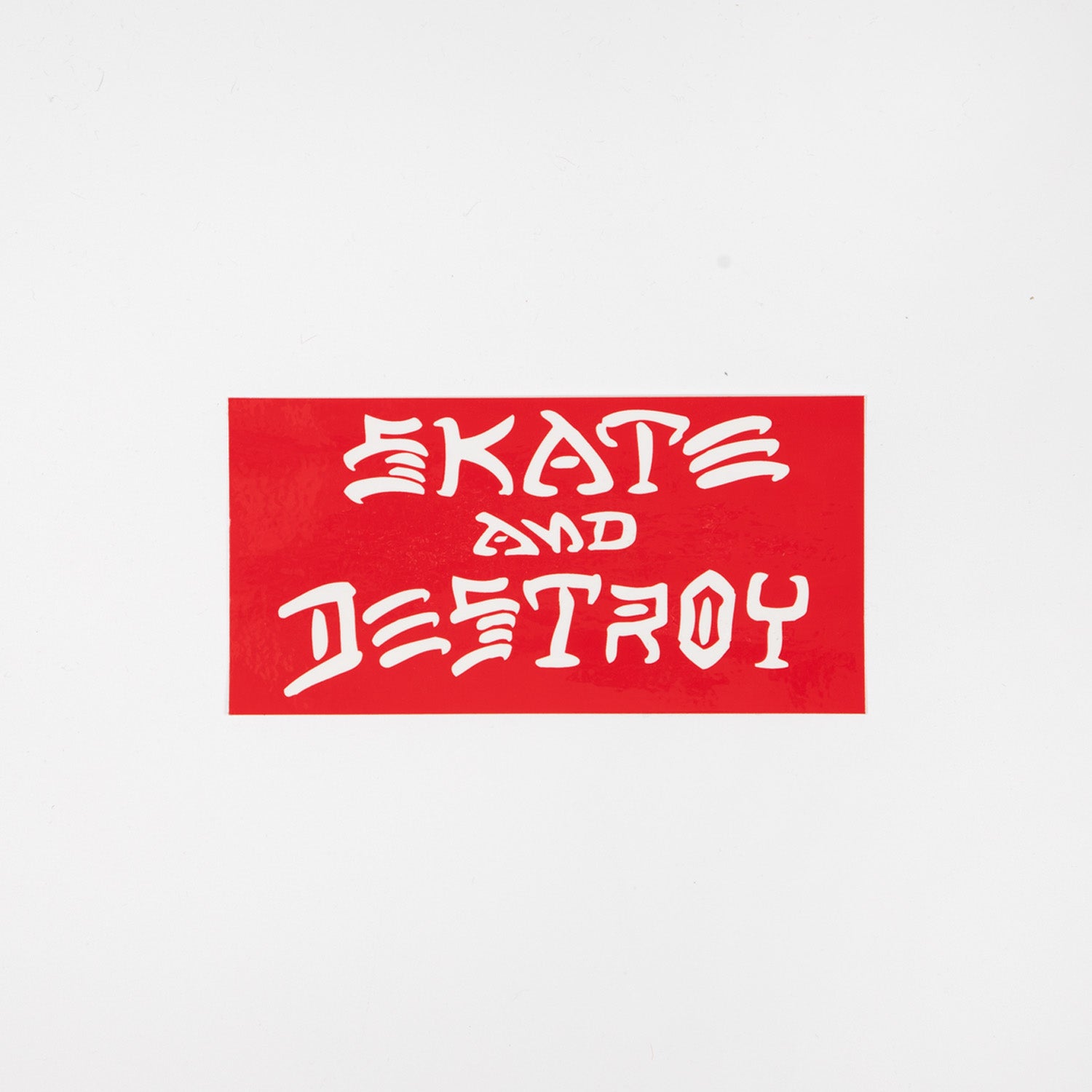 Thrasher Magazine - 6.5" Skate And Destroy Sticker - Red