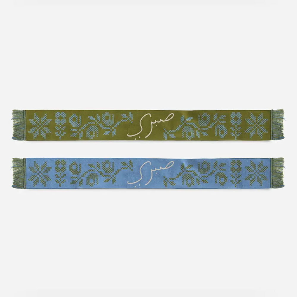 SkatePal - Sabri Sundos Scarf - Olive / Sky