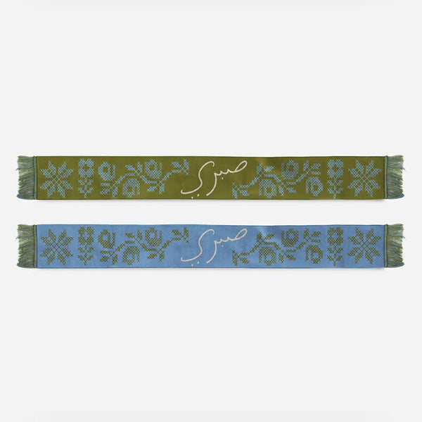SkatePal - Sabri Sundos Scarf - Olive / Sky