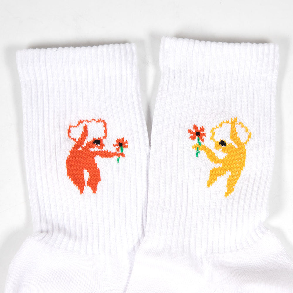 SkatePal - Sabri Sundos Socks - White