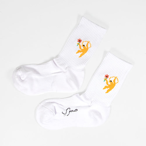 SkatePal - Sabri Sundos Socks - White