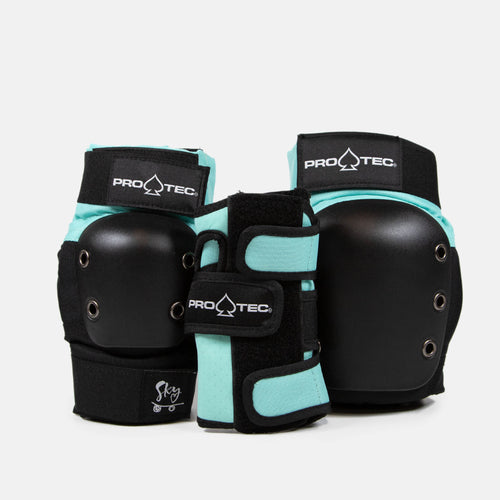Pro-Tec - Sky Brown Junior Street Gear Pad Set - Teal / Black