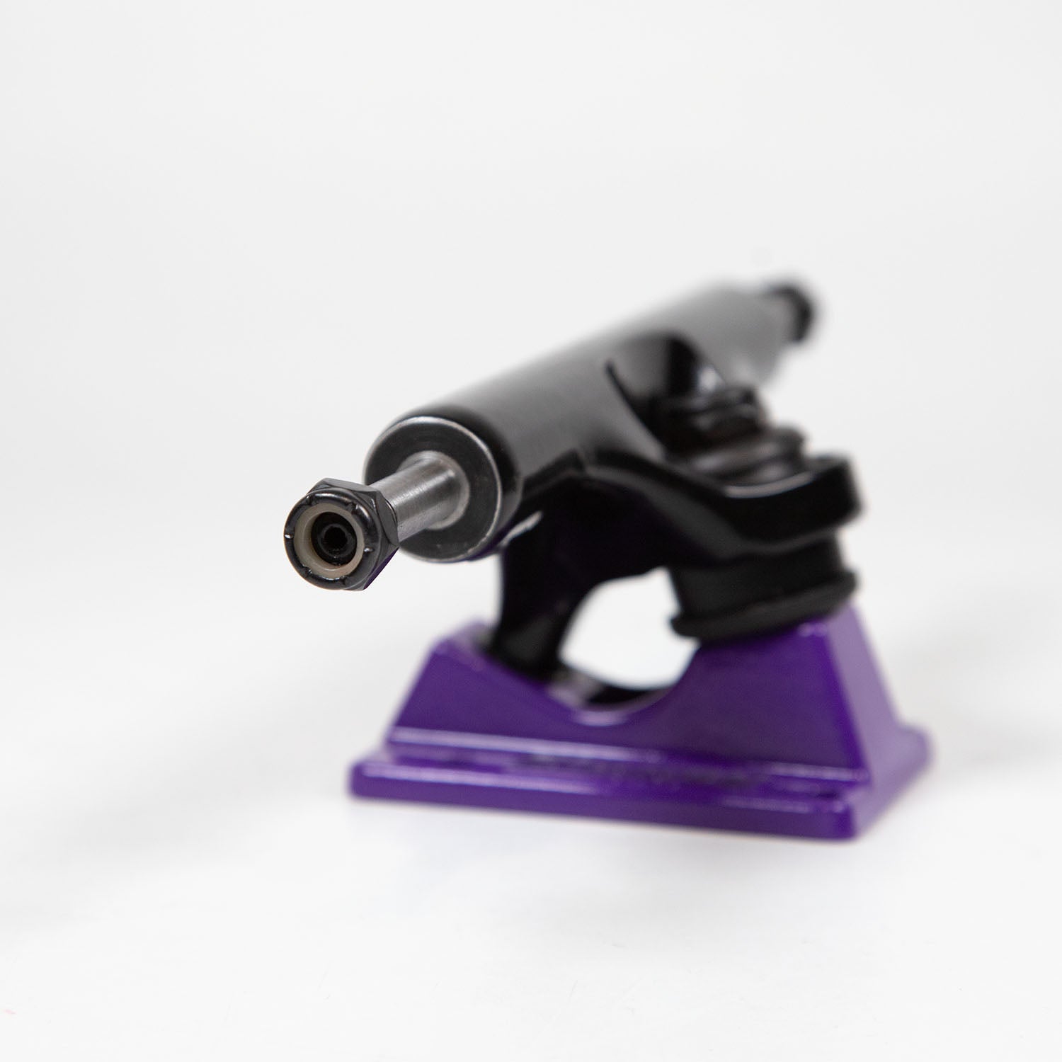 Slappy Trucks - (Pair) 8.5" ST1 Hollow Bam Skateboard Trucks - Black / Purple