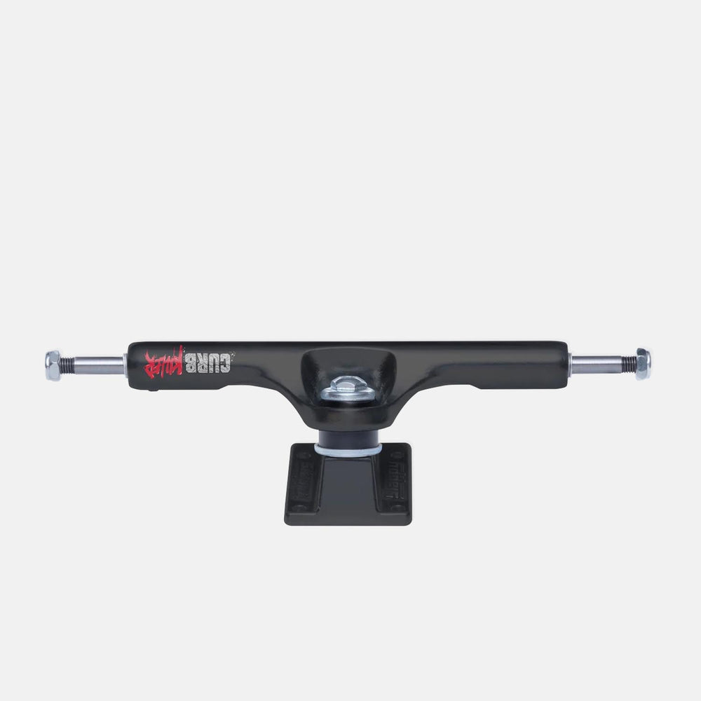 Slappy Trucks - (Pair) 10.0" ST1 Inverted Curb Killer Skateboard Trucks - Matte Black