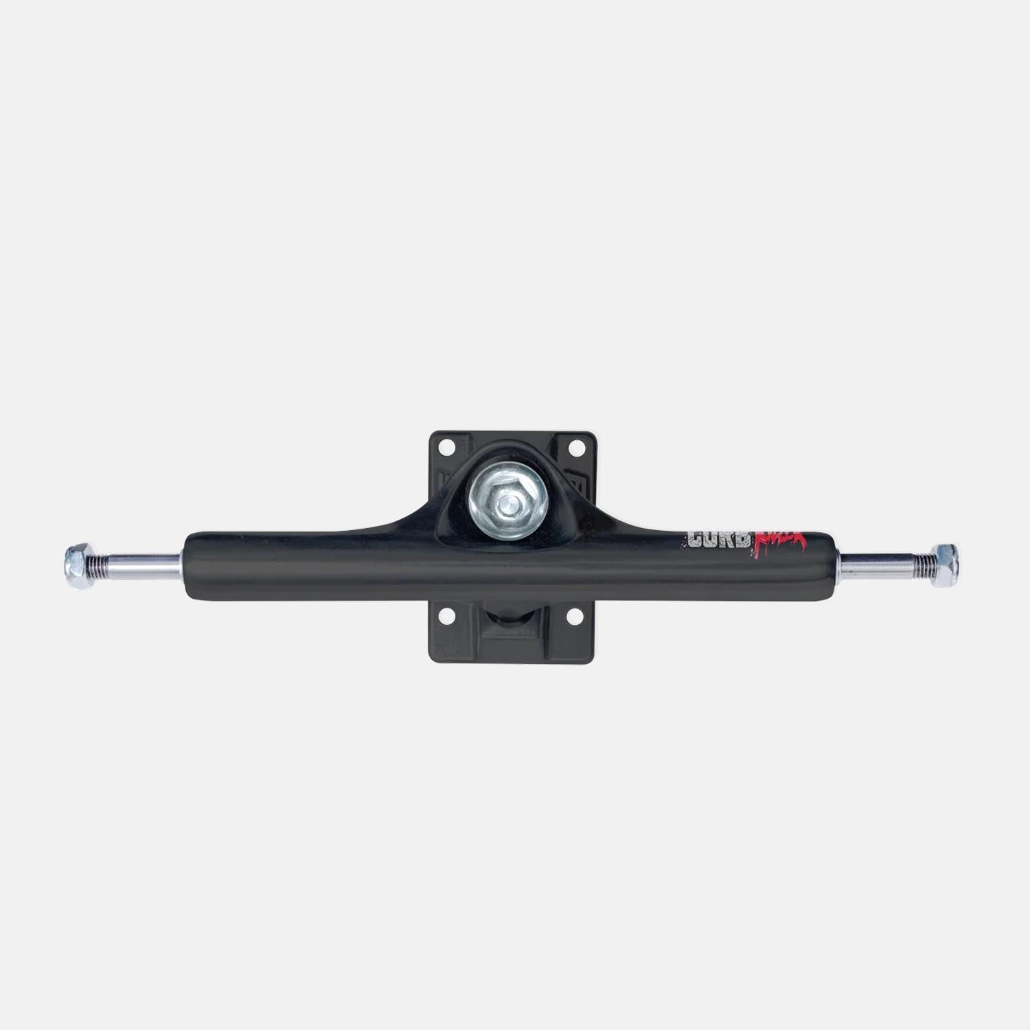 Slappy Trucks - (Pair) 10.0" ST1 Inverted Curb Killer Skateboard Trucks - Matte Black