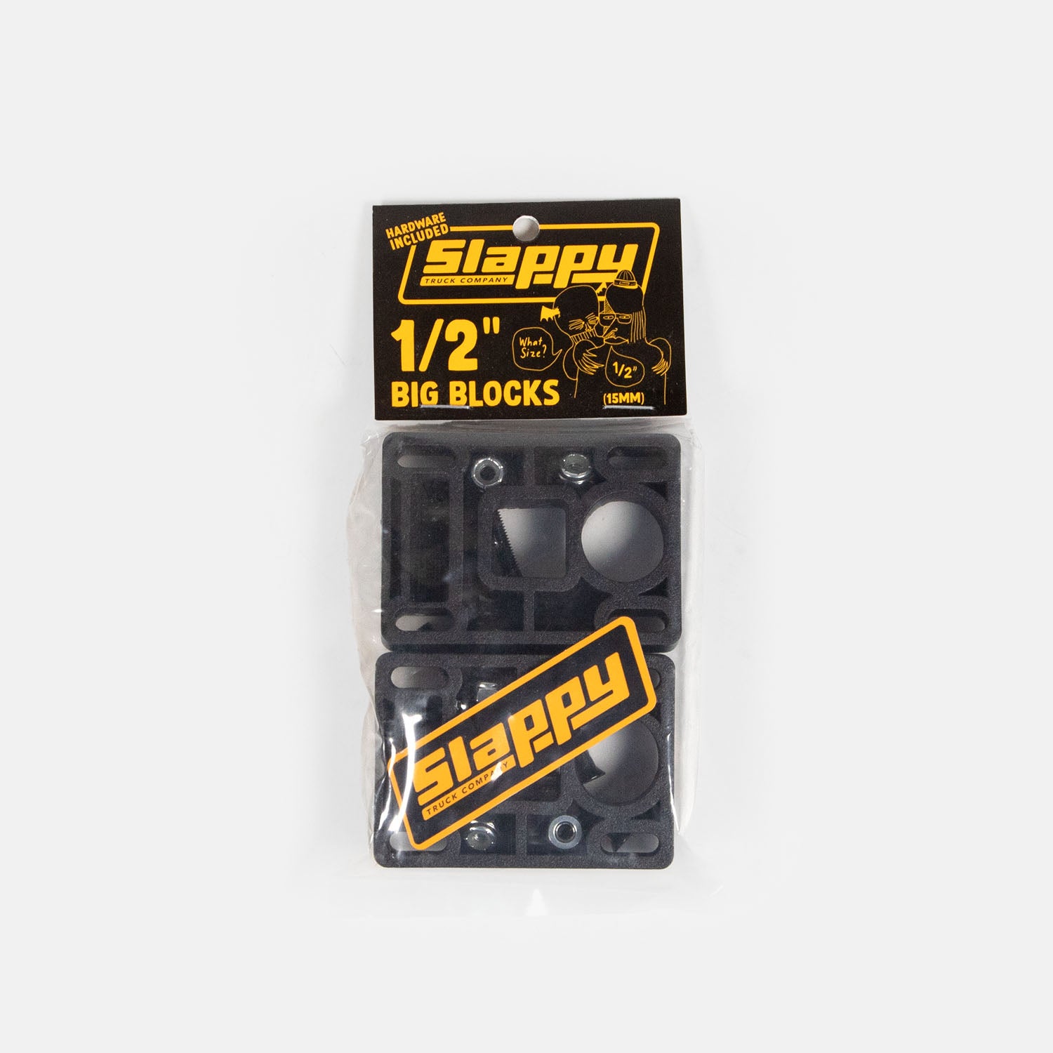 Slappy Trucks - 1/2" Big Blocks Riser Pads (With Hardware)
