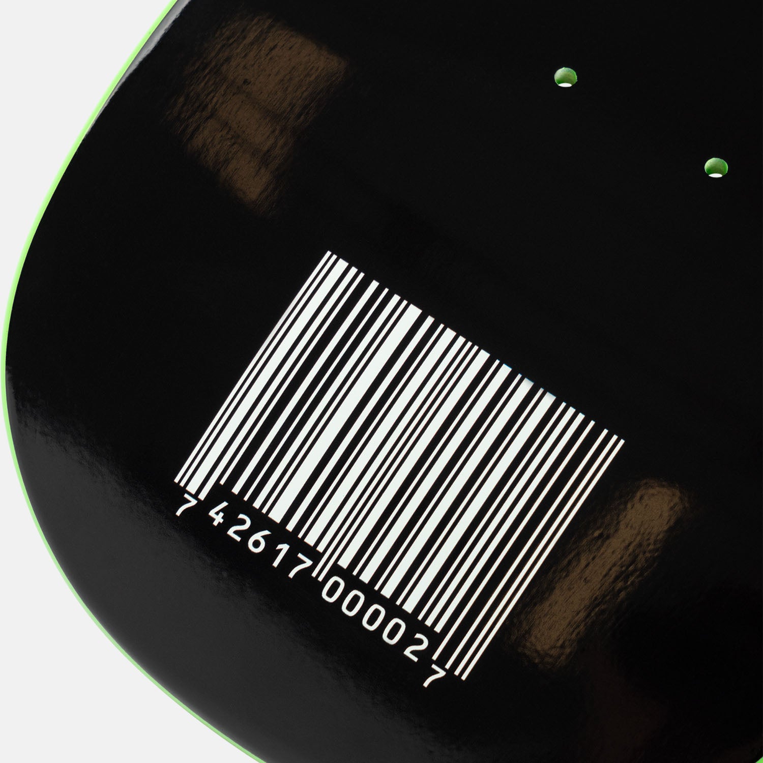 Welcome Skateboards - 9.67" Slipknot Self-Titled on Gaia Skateboard Deck - Black / Green Dip